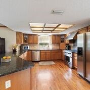 gas stove & hardwood floors