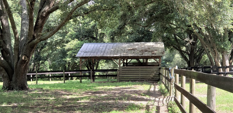 additional 2-stall pole barn
